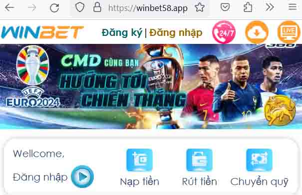 cược bóng đá EURO 2024 tại Winbet58