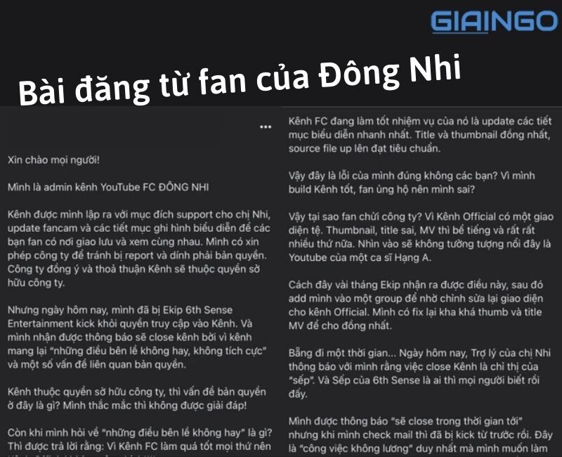 Quản lý Đông Nhi là ai? Chia sẻ cực 