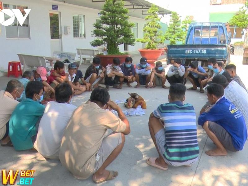 Thanh lý cơ sở đánh bài ăn tiền tại An Giang