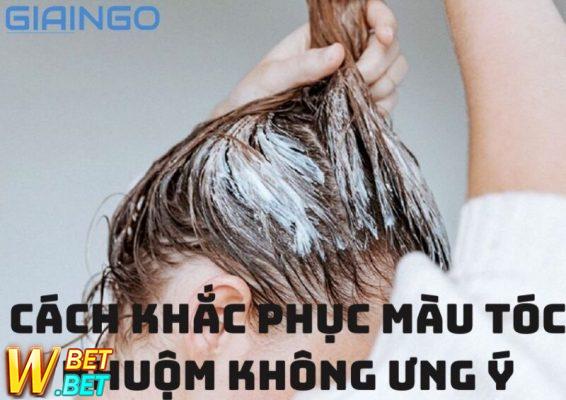 mẹo khắc phục màu tóc nhuộm