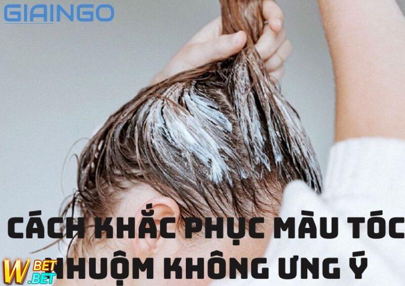 mẹo khắc phục màu tóc nhuộm