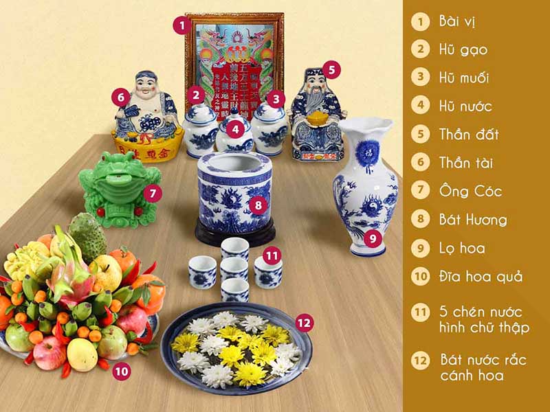 Làm thế nào để đưa ông Đê Tấn Tài vào đúng vị trí? Những lưu ý khi sắp xếp bàn thờ Làm thế nào để đưa ông Dee Tấn Tài vào đúng vị trí
