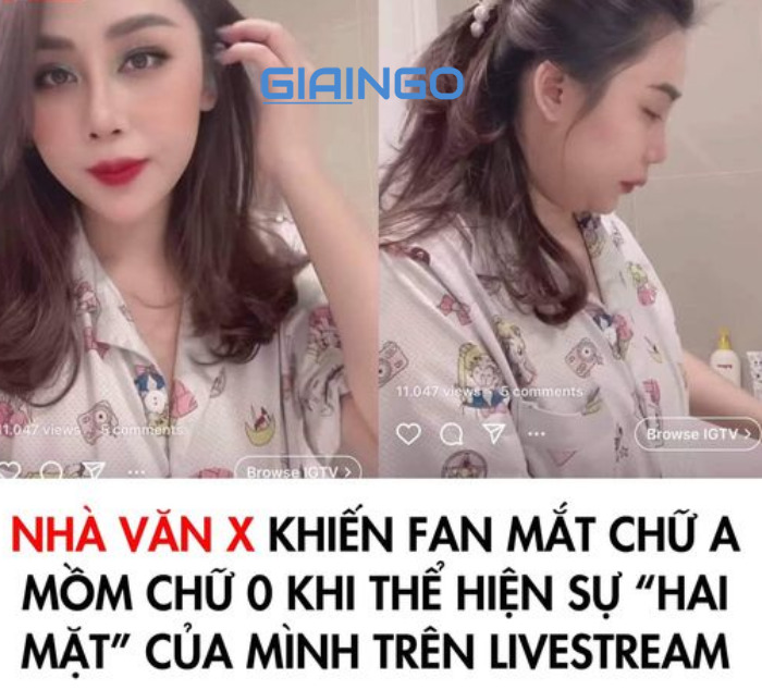 Nhà văn X thể hiện "nhị nguyên" trực tiếp