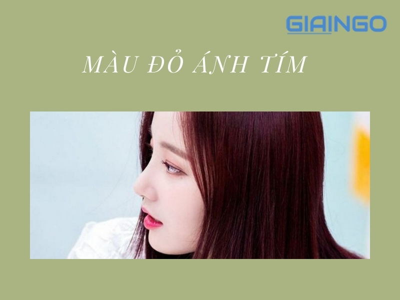 đỏ nhạt tím