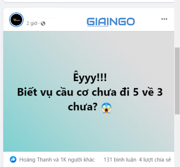 Mong dịch vụ Ouija trên trang fanpage Facebook