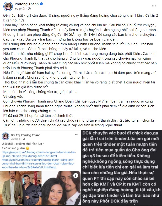 Phương Thanh quyết tâm chịu đựng