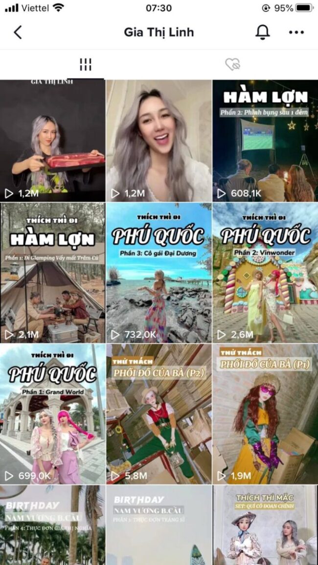 Tiktoker Giả Thị Lâm