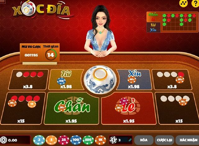 Xóc đĩa APP giao diện đẹp và chất lượng hình ảnh