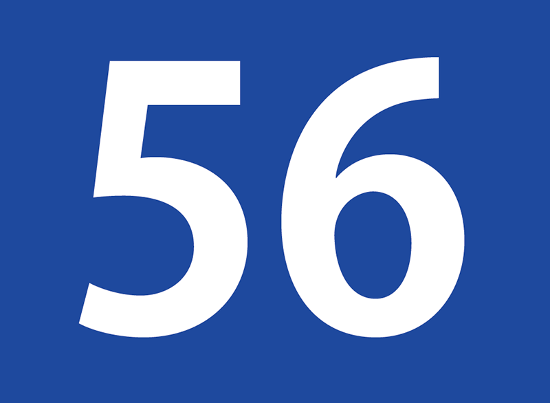56 được coi là con số may mắn