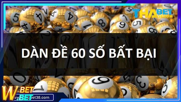 Dàn đề 60 số