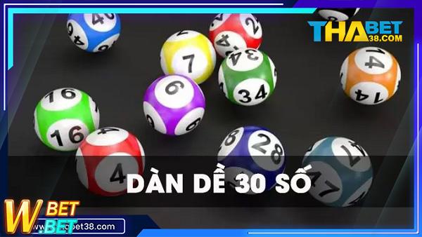 Dàn Đề 30 Số